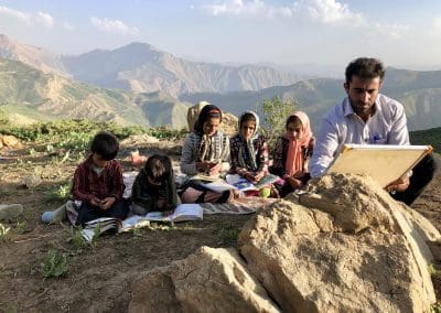 En transhumance avec un instituteur Iranien