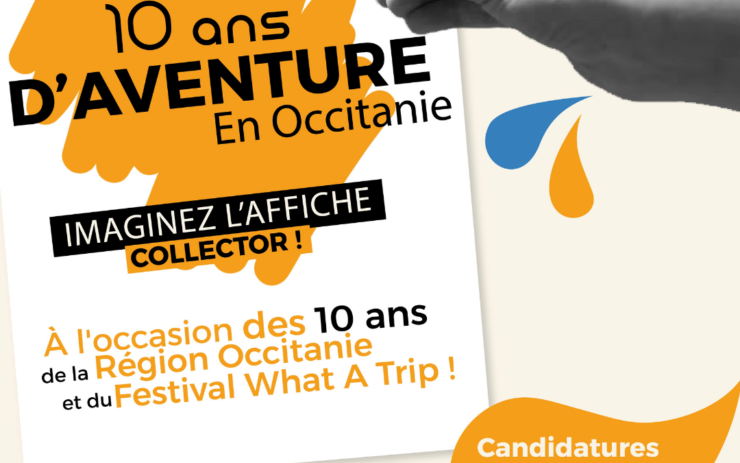 Concours : imaginez l&rsquo;affiche collector de la 10e édition du festival What A Trip ! en Occitanie
